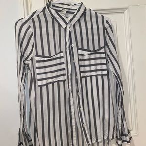 Forever 21 striped button up